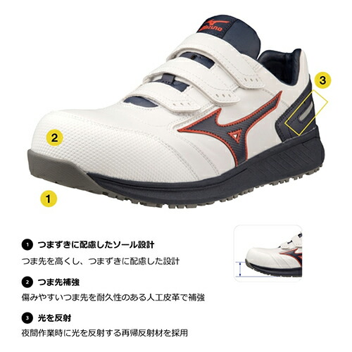 楽天市場】安全靴 ミズノ 新作 MIZUNO オールマイティ SU22L 防塵 新