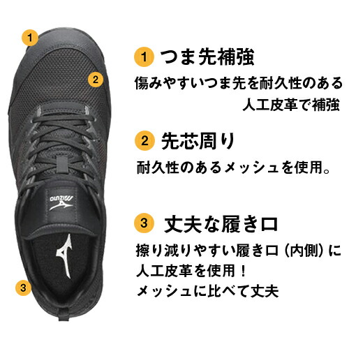 楽天市場】安全靴 ミズノ MIZUNO オールマイティ VS 新商品 新作 紐靴