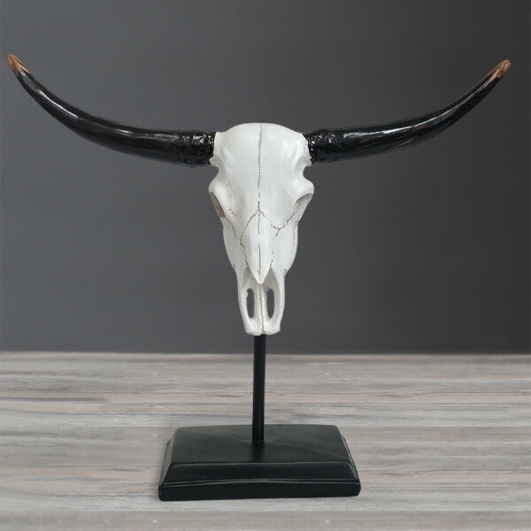 楽天市場】バッファロー スカル オブジェ（インテリア・寝具・収納）の通販