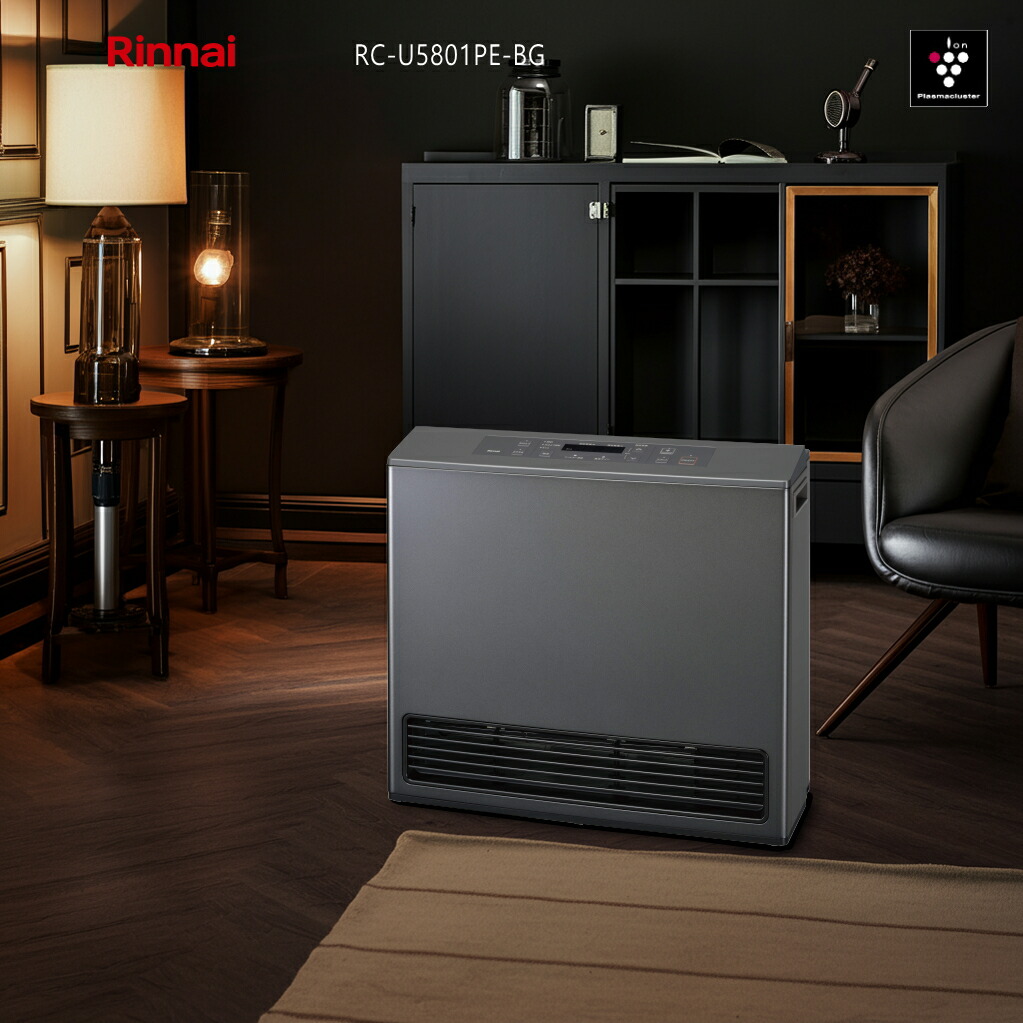 楽天市場】【2025年製】リンナイ ガスファンヒーター RC-U5801PE-BG