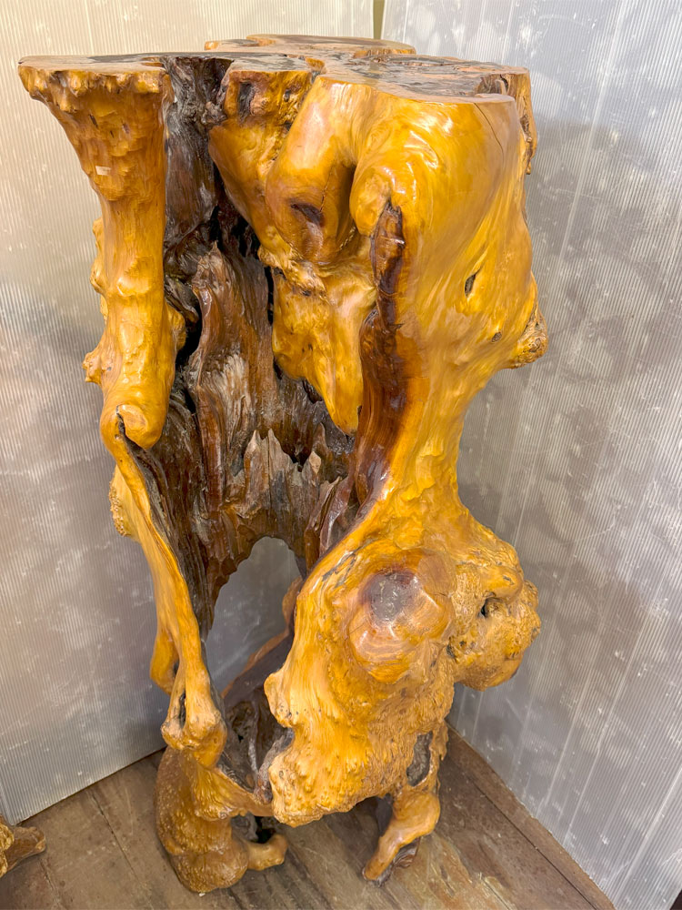 楽天市場】送料無料 自然 飾り台 展示品 オブジェ H123cm 台座 家具