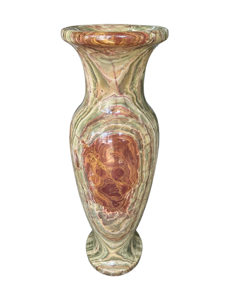 楽天市場】特大 オニックス 花瓶 A オニキス インテリア 飾り壺 天然石