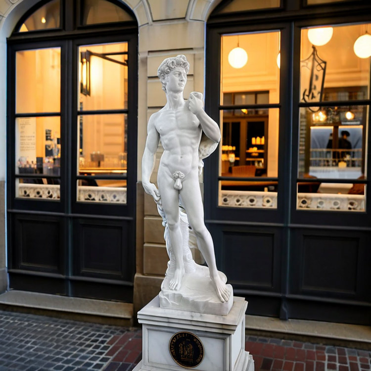 楽天市場】イタリア製 ダヴィデ像 石像 高さ約160cm ダビデ像 男性像