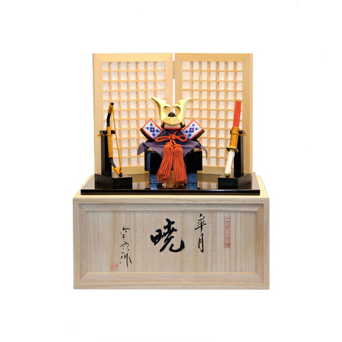 楽天市場】五月人形 南雲工房 伊予一刀彫 皐月 暁 【純金箔使用】 GONK