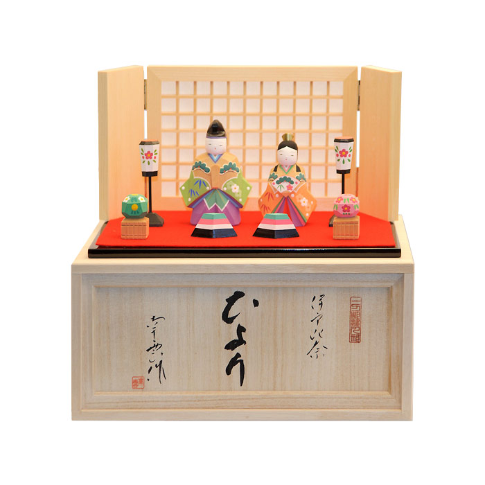 楽天市場】雛人形 コンパクト 伊予一刀彫 伊予一刀彫 ひより 南雲工房
