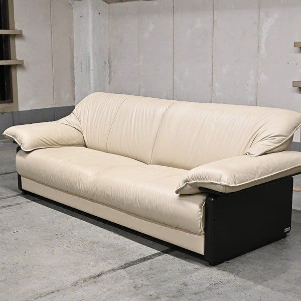 楽天市場】モリシゲ「Nマリーナ」3人掛けソファ 本革 ワイド 本革