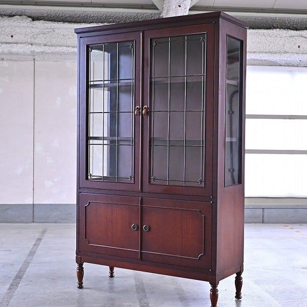 楽天市場】神戸洋家具 メープル不二家 カップボード マホガニー材 収納