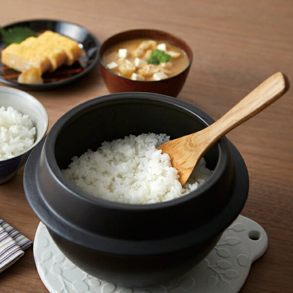 楽天市場】【在庫限り】羽釜土鍋 ご飯土鍋 レシピ付き 1.6L 直火 土鍋