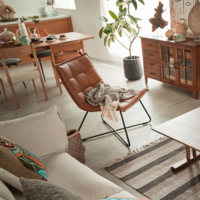 楽天市場】レザーチェア ブラックスチール レザー ラウンジチェア