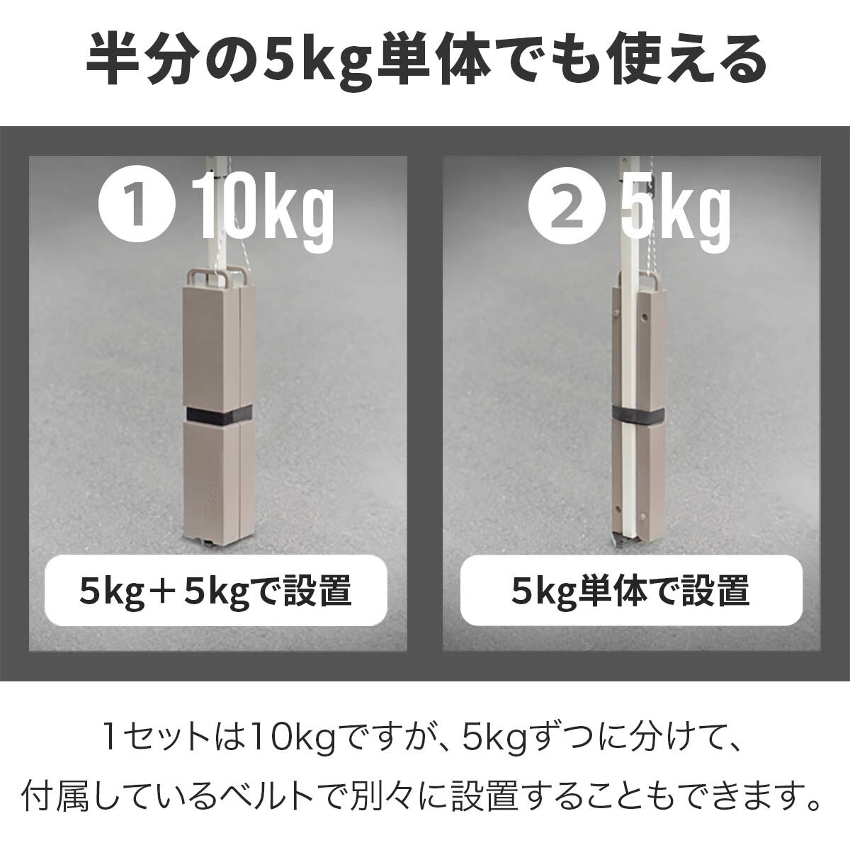 楽天市場】【楽天1位】FIELDOOR タープテント用 スリムウエイト 5kg×2