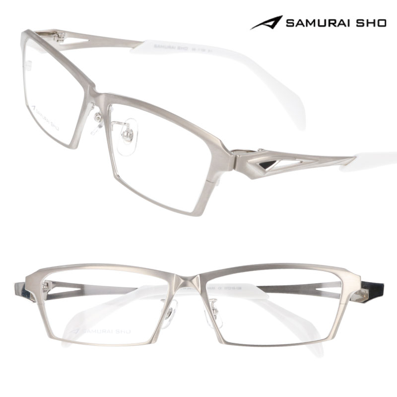 楽天市場】サムライ翔 メガネ SAMURAI SHO ss-t109-1 シルバー