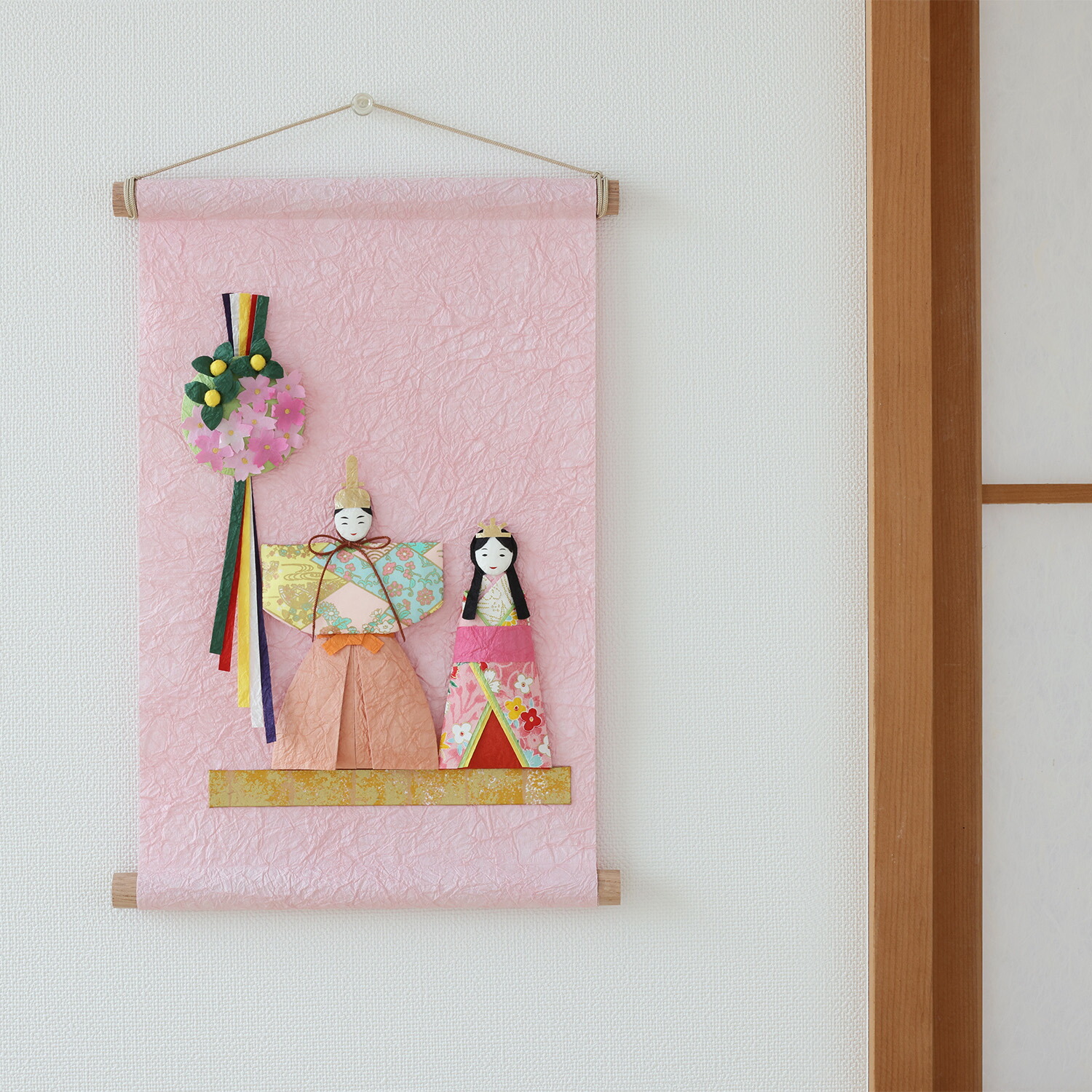 楽天市場】【1個までポスト投函可】掛け軸 ミニ タペストリー ひな祭り