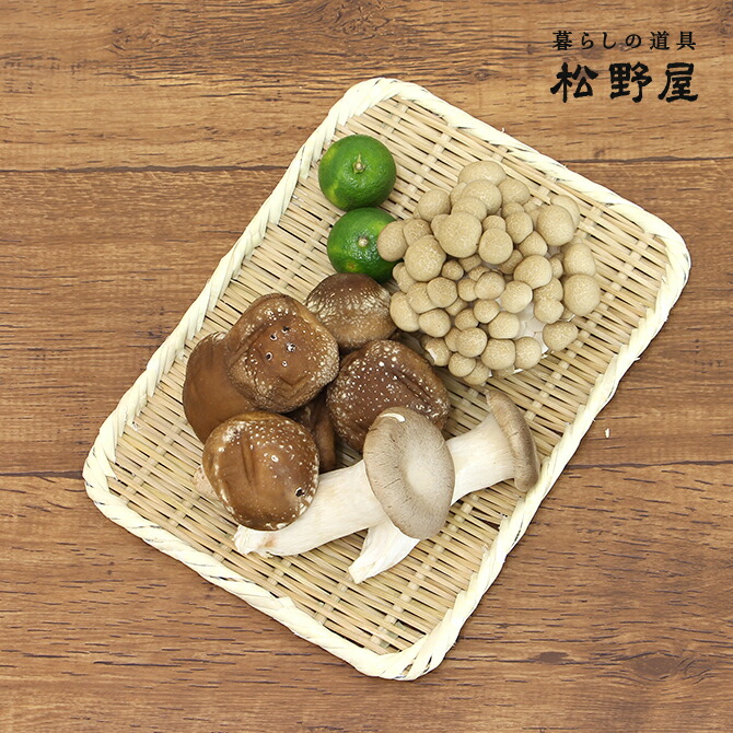 楽天市場】【メール便】松野屋 真竹角盆ざる9寸/ 日本製 竹 ざる かご