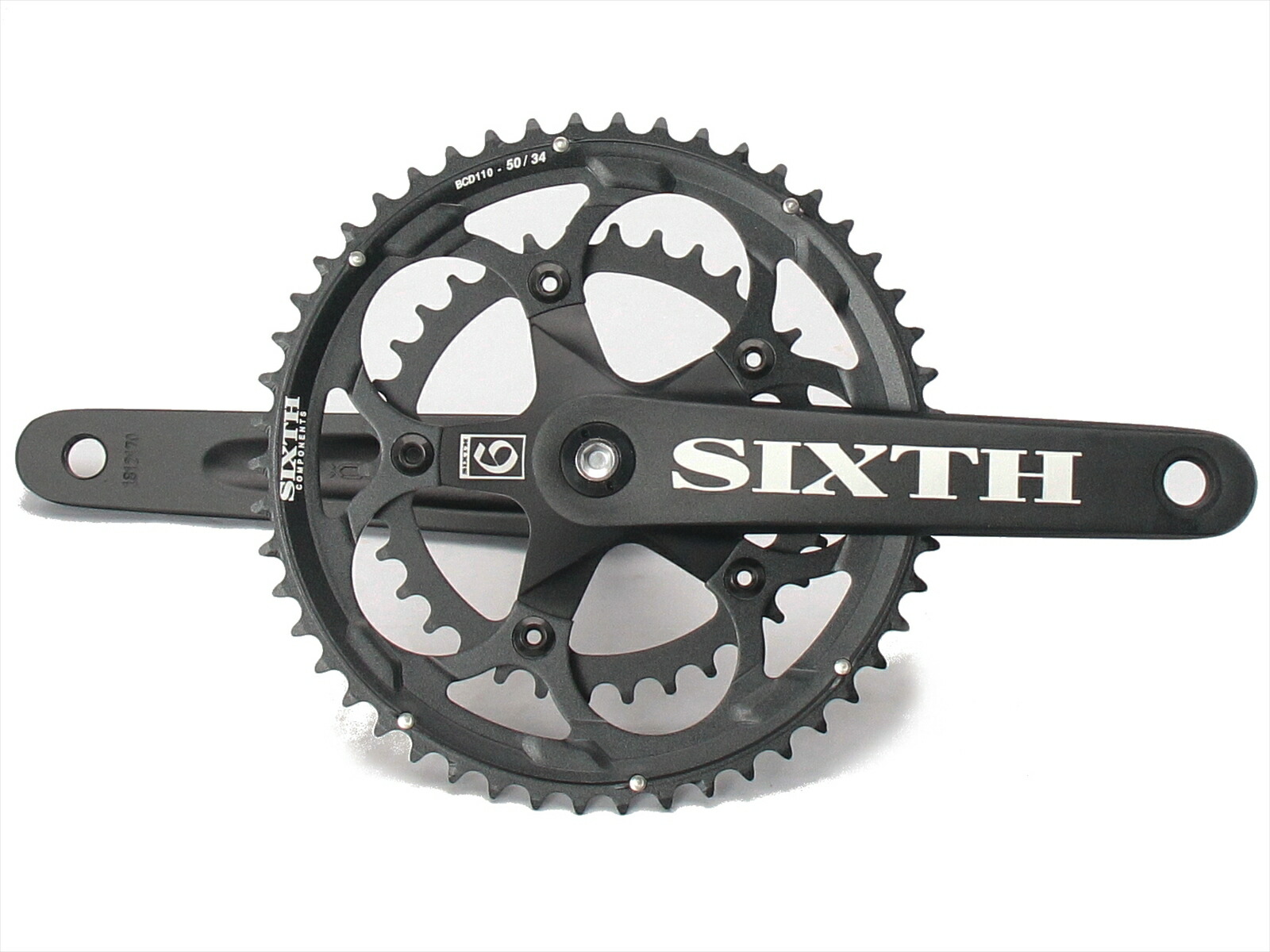 楽天市場】3ピース ダブル クランク SIXTH Components 3pc. Compact