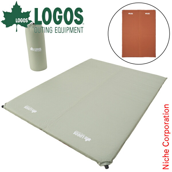 楽天市場】ロゴス マット 高密弾力 55 セルフインフレートマット DUO