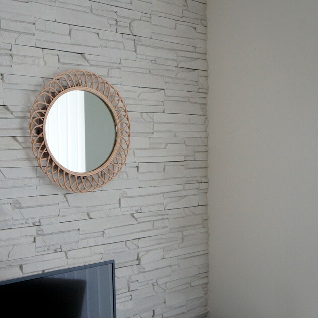 楽天市場】【L】Rotta rattan mirror ellipse / Lサイズ ロッタ ラタン