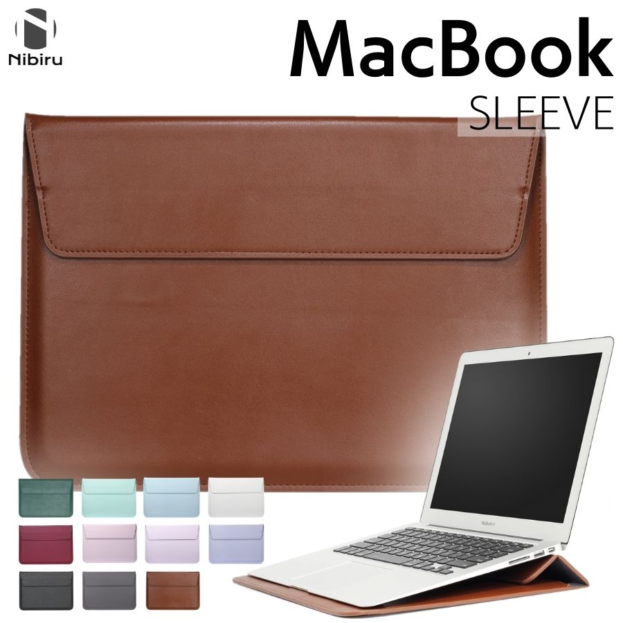楽天市場】Macbook ケース スタンド機能 レザー製 耐久 傷防止 軽量 多