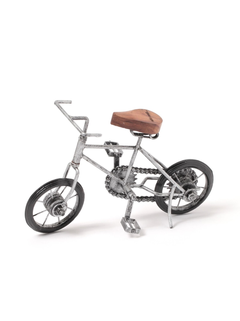 楽天市場】オリジナル自転車オブジェ シルバー niko and