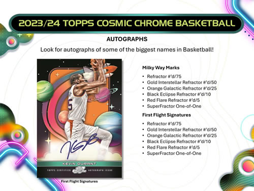 楽天市場】2023-24 TOPPS COSMIC CHROME HOBBY BOX（送料無料