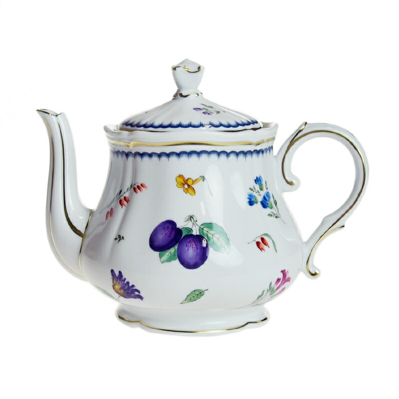 楽天市場】ジノリ1735 イタリアンフルーツ ティーポット[S] 680ml 3678
