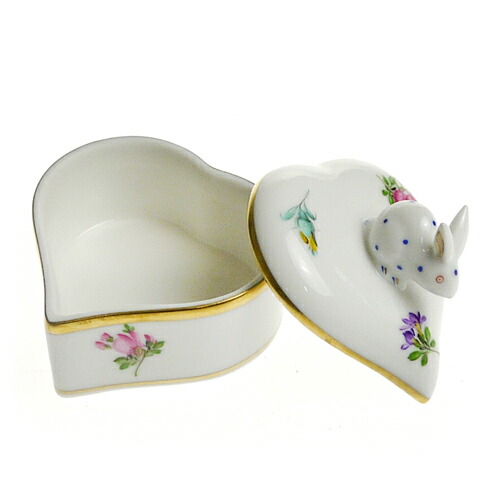 楽天市場】ヘレンド (HEREND) MF ミルフルール ボンボン入れ ウサギ