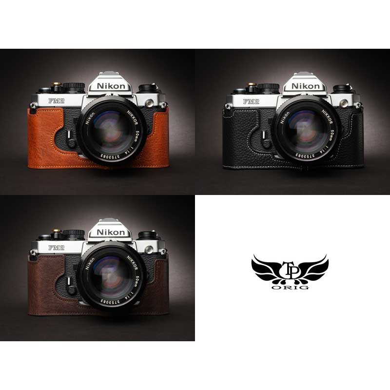 楽天市場】Nikon FM2 FM FM2n FE FE2 用 レザー ケース Coco Brown