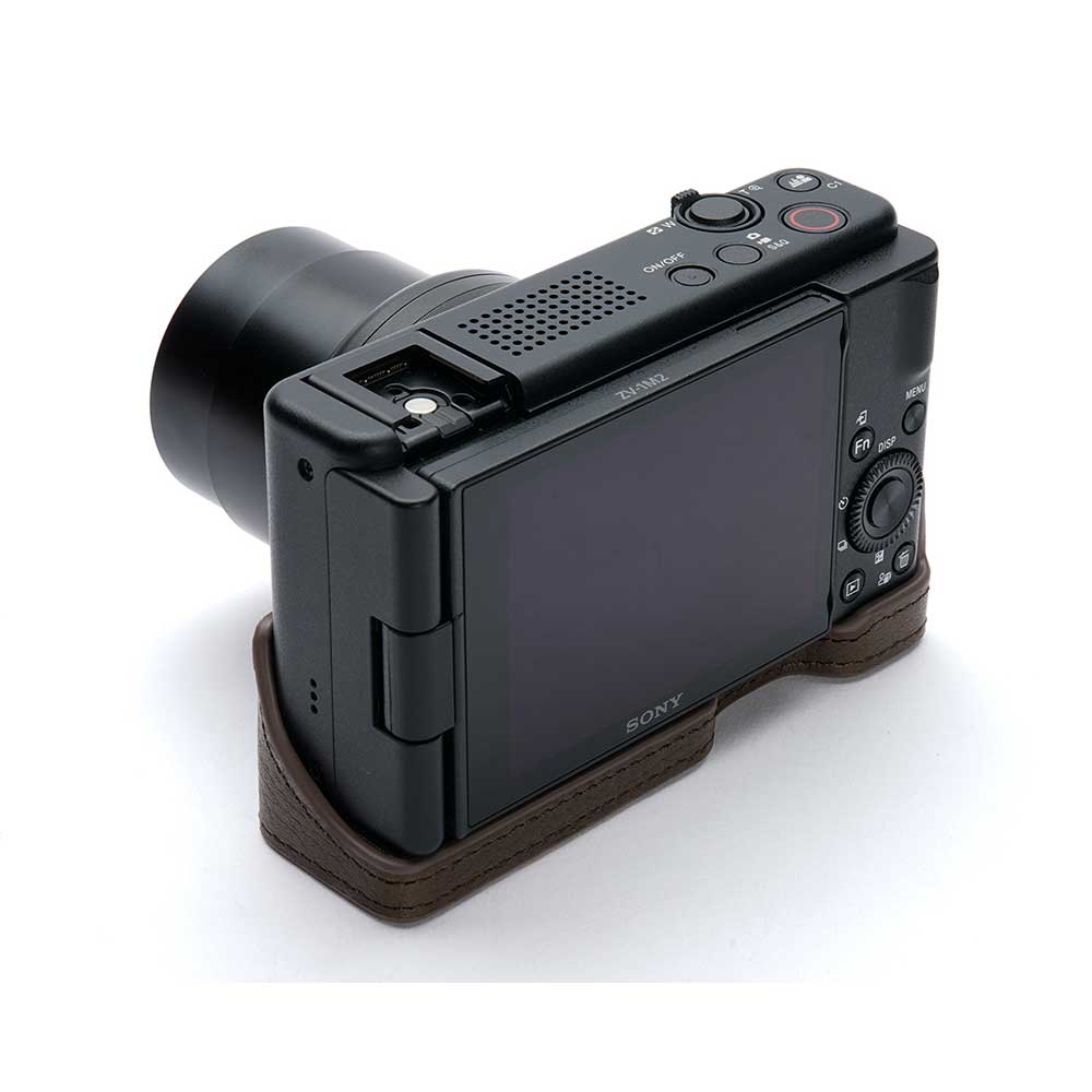 楽天市場】SONY VLOGCAM ZV-1M2 ZV-1F 専用 レザー ケース Coco Brown