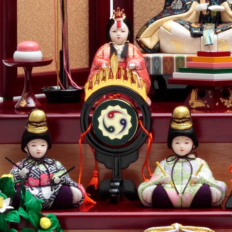 楽天市場】雛人形 久月 コンパクト ひな人形 雛 木目込人形飾り 収納