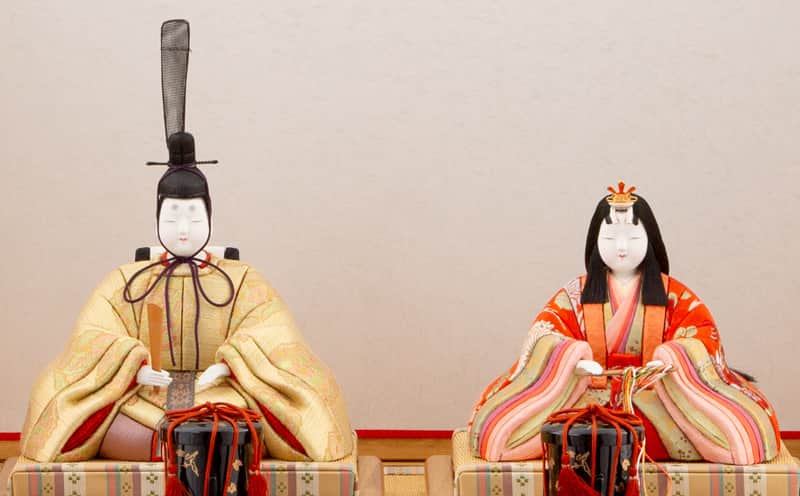 楽天市場】雛人形 ひな人形 雛 真多呂 平飾り 親王飾り 木目込み人形