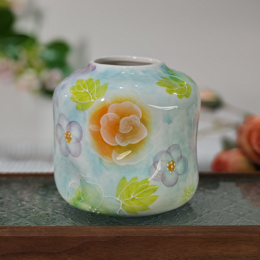 楽天市場】花瓶 花びん 磁器製 おしゃれ フラワーベース 花器 卓上