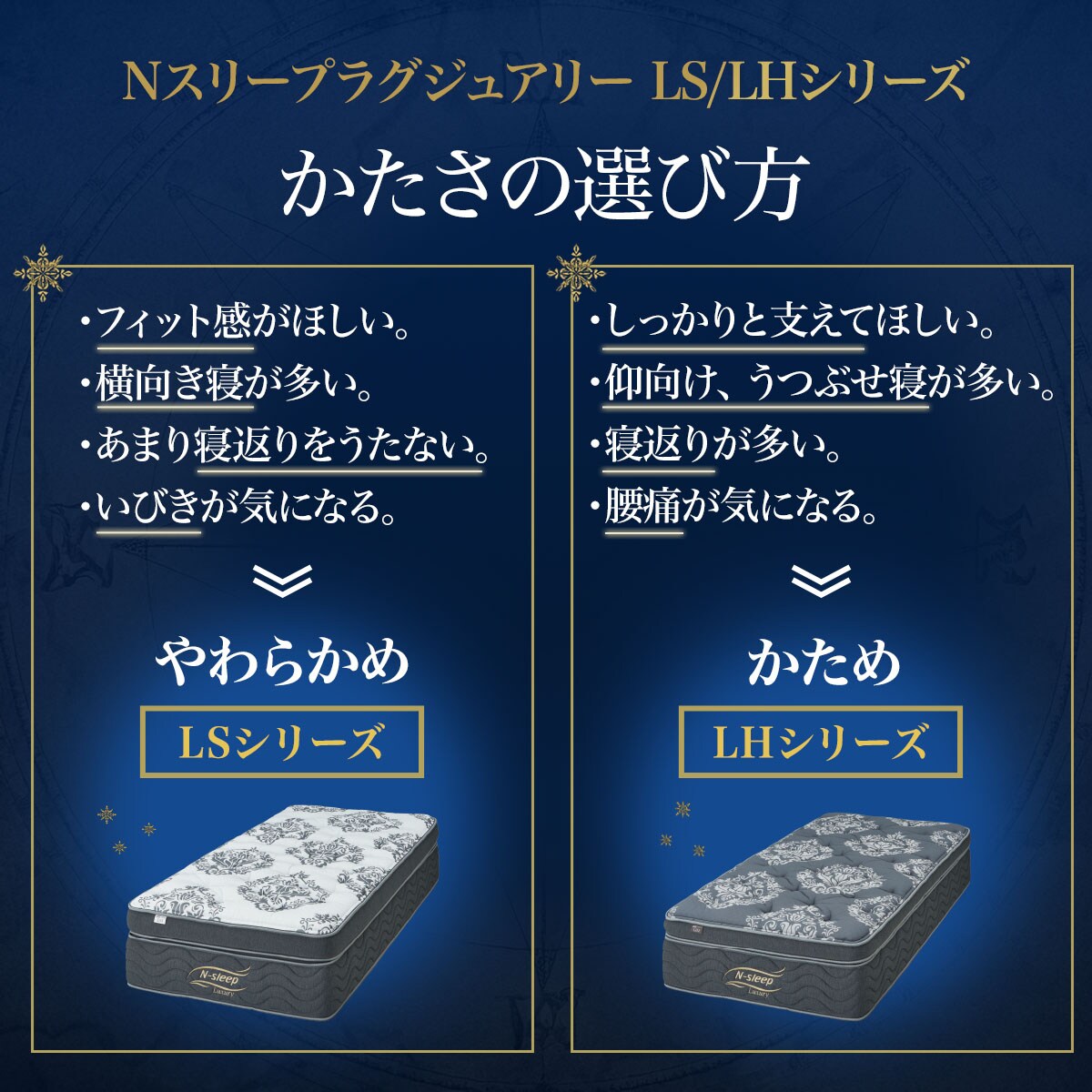 楽天市場】極上の寝心地 マットレス(Nスリープラグジュアリー LS3