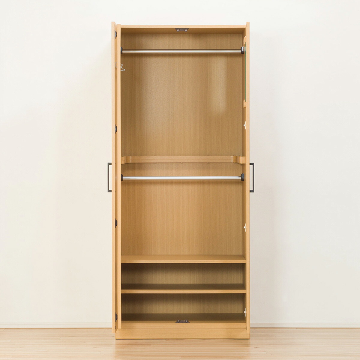 楽天市場】ワードローブ 上置きセット 幅79.5cm (アーデル2 80WR LBR