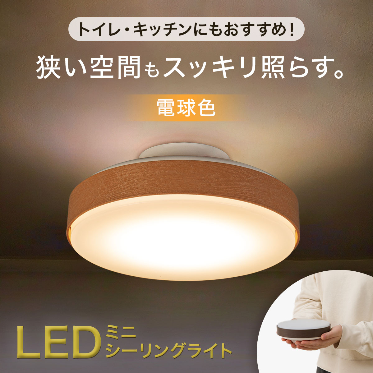 楽天市場】LEDミニシーリングライト (60L) ニトリ 【玄関先迄納品
