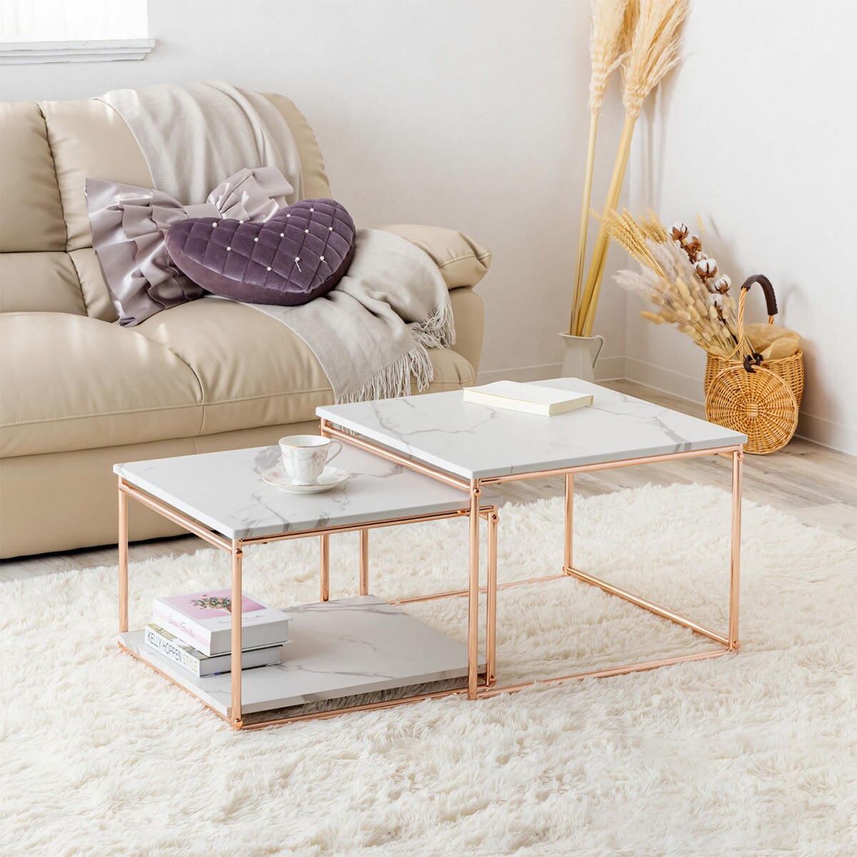 楽天市場】大人かわいいネストテーブル(幅55cm) ニトリ メーカー直送