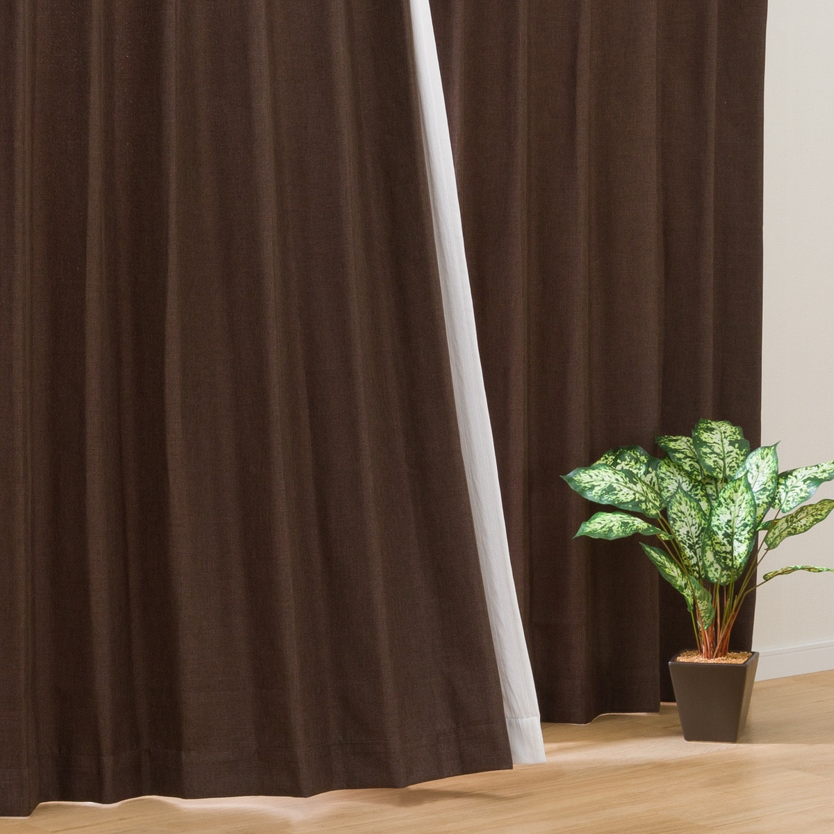 楽天市場】遮光カーテン (RD024) ブラウン グレー ブルー イエロー