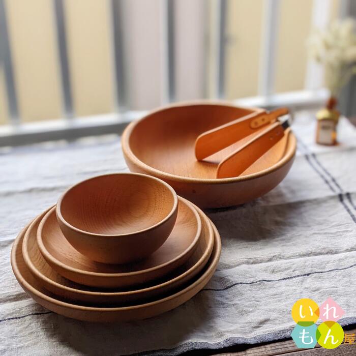 楽天市場】木製食器 1枚入【MUTE ラウンド ディッシュ M】木製