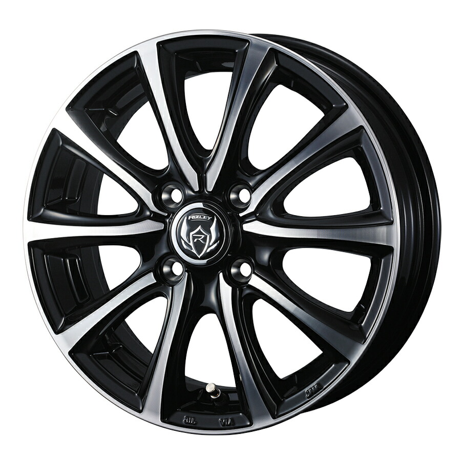 楽天市場】WEDS ホイール RIZLEY MS 14インチ 4.5J インセット45 4穴