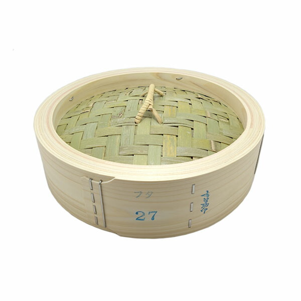 楽天市場】【日本製】 木曽駒印 ひのき製 中華せいろ 27cm フタ