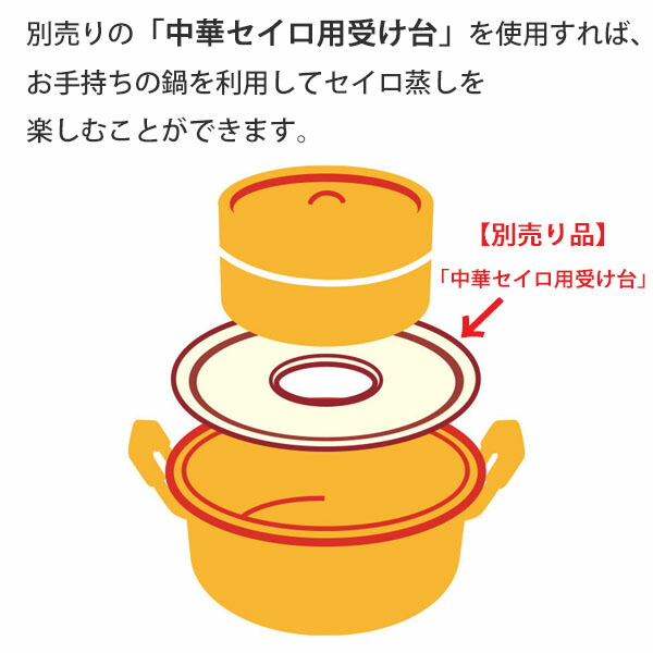 楽天市場】【日本製】 木曽駒印 ひのき製 中華せいろ 21cm 身