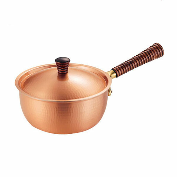 楽天市場】【日本製】 新光金属 銅楽 まごころ伝心 片手鍋 15cm