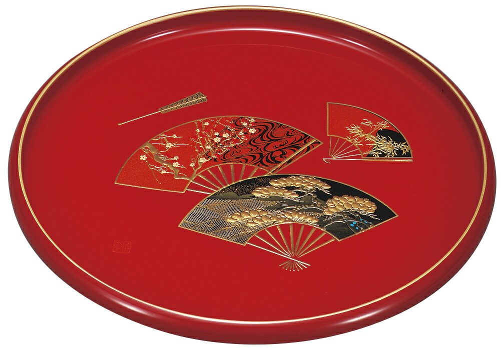 楽天市場】山中漆器 お盆の通販