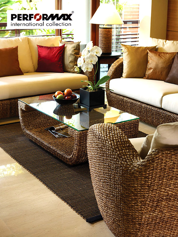 楽天市場】高品質 ウォーターヒヤシンス ローテーブル センター