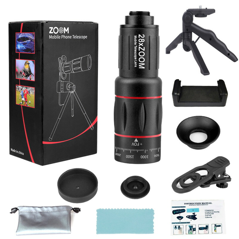 楽天市場】望遠レンズ 単眼鏡 スマホカメラスマホ用カメラレンズ