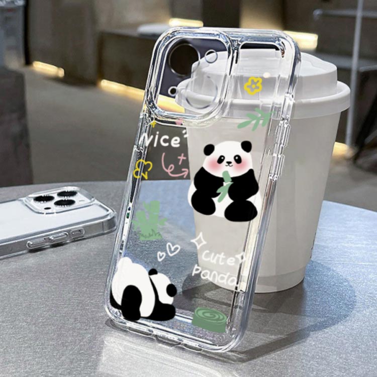 楽天市場】送料無料 iPhoneケース 2個セット パンダ柄 iPhone15 ケース