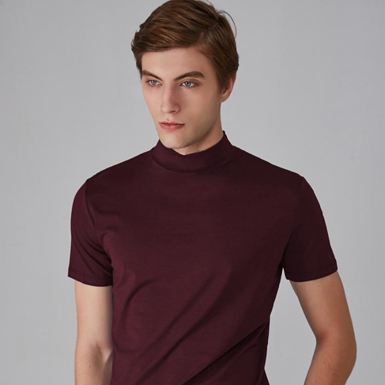 楽天市場】モックネック カットソー 半袖 メンズ tシャツ ハイネック T