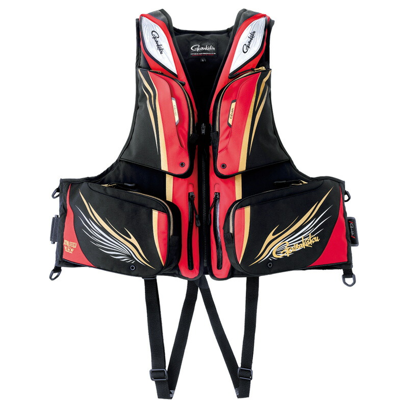 楽天市場】がまかつ フローティングベスト（カラーレッド