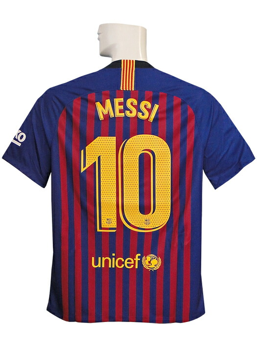 楽天市場】(ナイキ) NIKE/18/19バルセロナ/ホーム/半袖/メッシ/LFP優勝