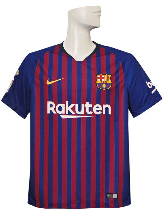 楽天市場】(ナイキ) NIKE/18/19バルセロナ/ホーム/半袖/メッシ/LFP優勝