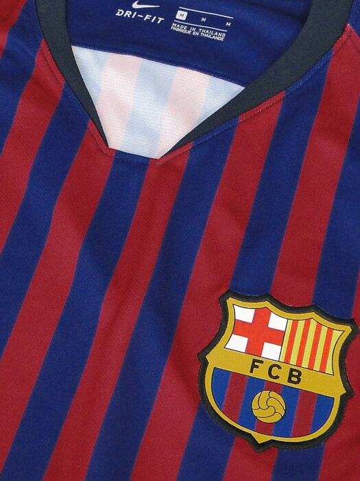 楽天市場】(ナイキ) NIKE/18/19バルセロナ/ホーム/半袖/メッシ/LFP優勝