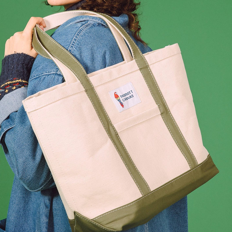 楽天市場】パロット キャンバス トートバッグ PARROTT CANVAS グリーン